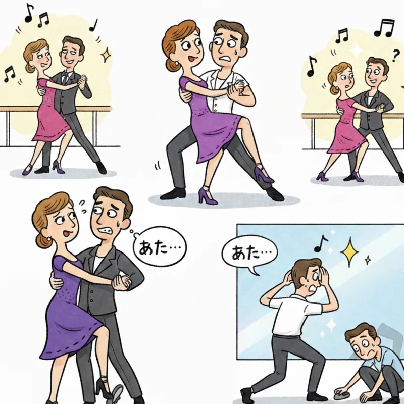 社交ダンスのあるあるネタ